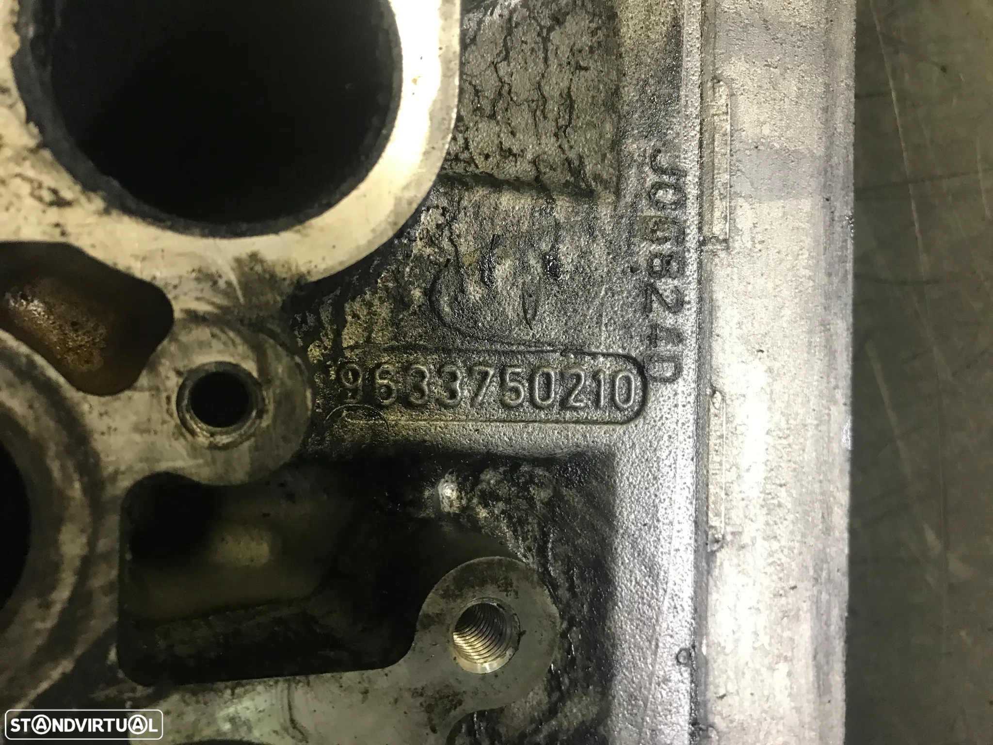 CABEÇA DO MOTOR PEUGEOT CITROEN 2.0HDI 8V 9633750210 - 6