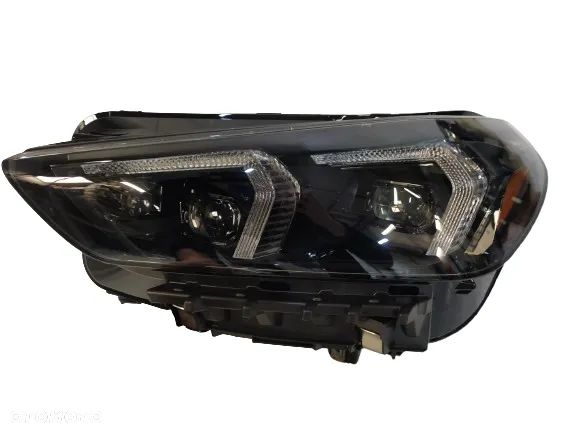 BMW X1 U11 REFLEKTOR LAMPA PRZÓD PRZEDNIA LEWA FULL LED PRZETWORNICA KOMPLETNA USA JASNY ŚRODEK ORYGINAŁ NOWY - 1