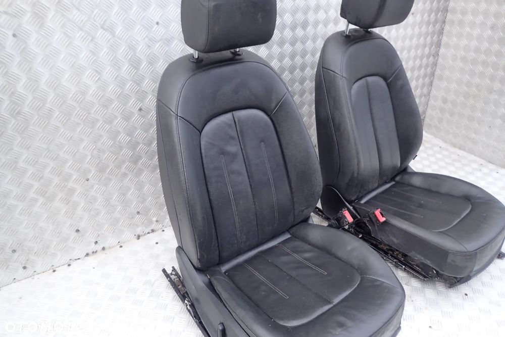 FOTELE SIEDZENIA KOMPLET PRZÓD TYŁ SKÓRA AUDI A6 C7 COMBI - 10