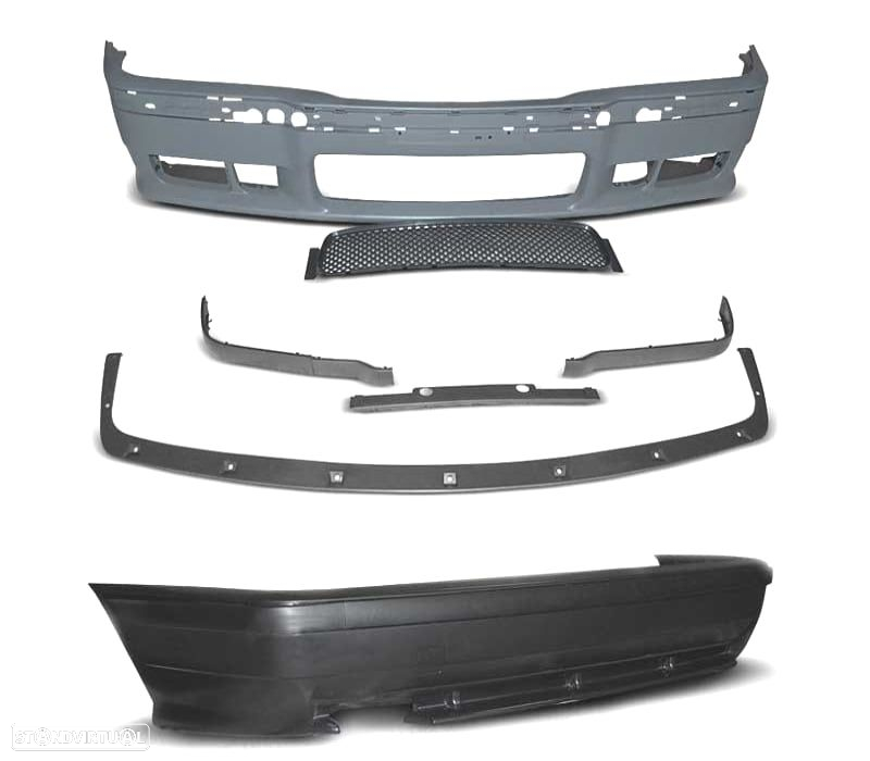 KIT CARROÇARIA PARA-CHOQUES BMW E36 LOOK M3 91-99 - 2