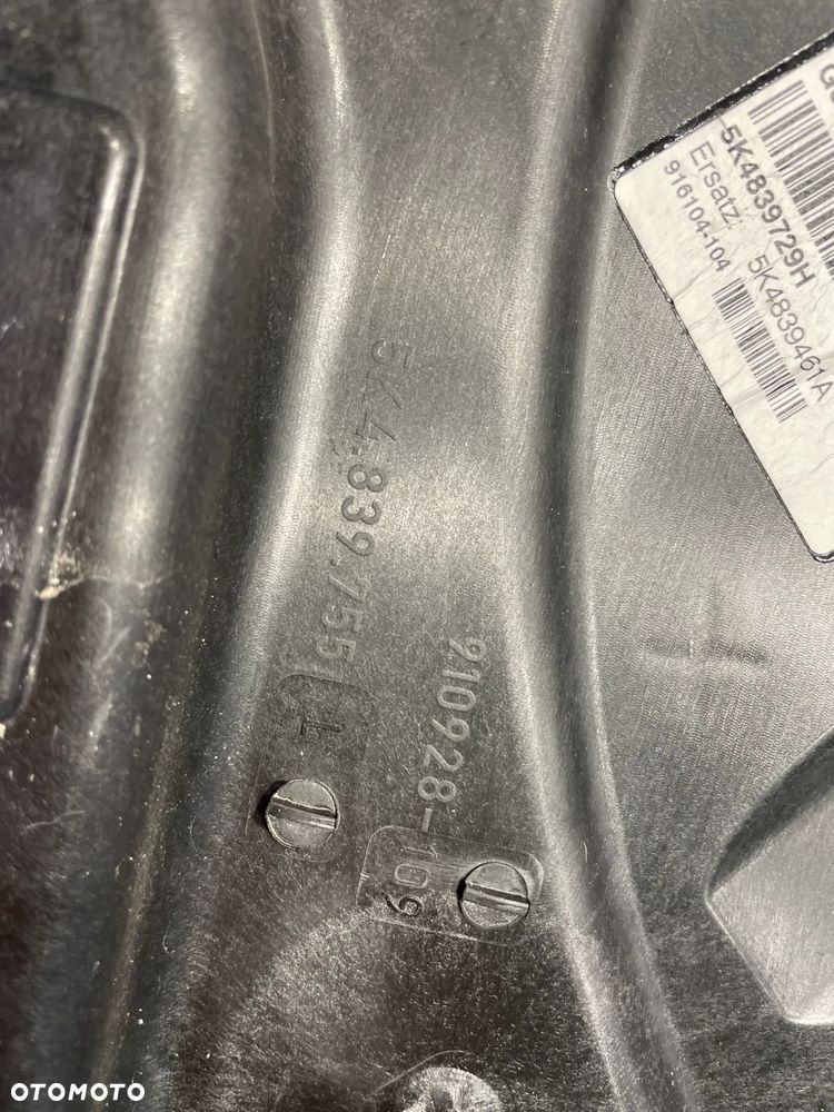 Volkswagen Golf VI 5K4 Mechanizm podnośnik szyby lewy tył - 7