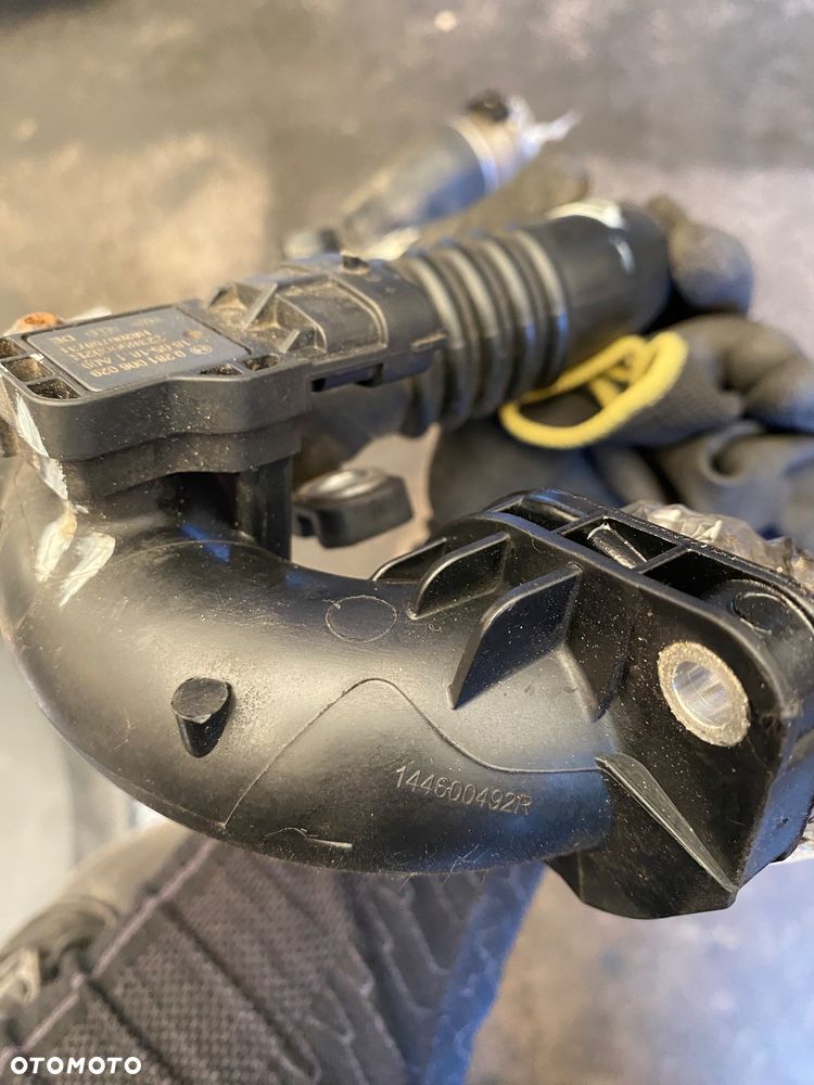 DACIA DUSTER 1 I , 2 II Lodgy Dokker Renault clio IV 4 Captur 1.2tce 1.2 tce RURA PRZEWÓD POWIETRZA INTERCOOLERA intercooler turbo 0.9 TCE 0.9tce - 3