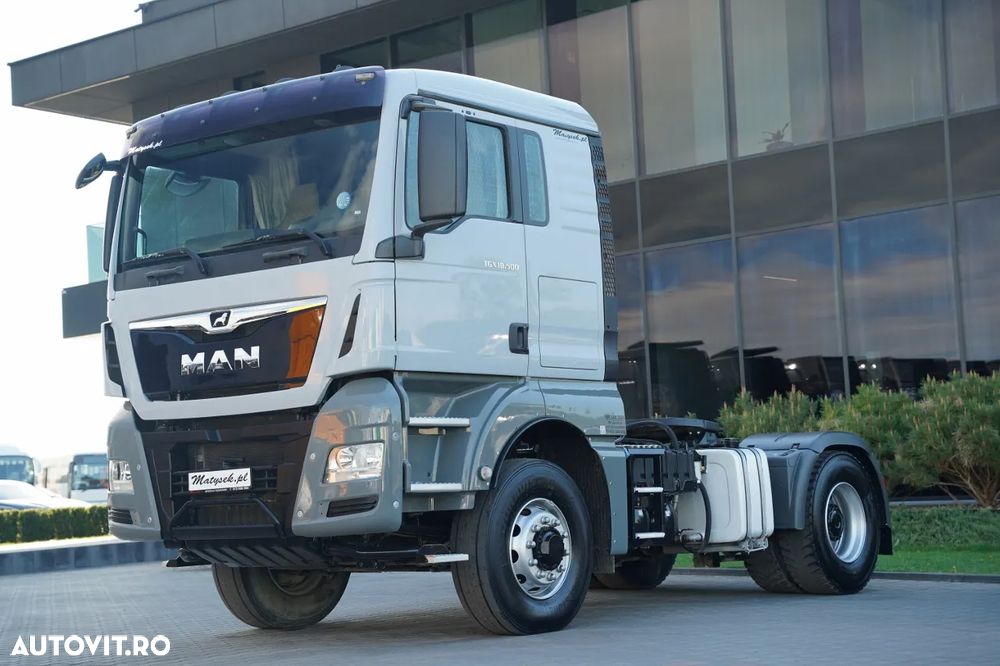 MAN TGX 18.500 / 4x4 / HIDRAULICĂ / HIDROPILARE / CABINĂ JOSĂ / EURO 6 / NAVIGAȚIE / - 5