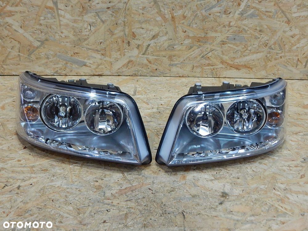 vw t5 multivan lampa prawa lewa przód przednia komplet zamiennik - 1