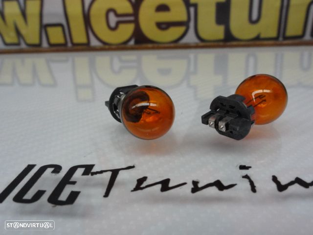 Lâmpada de halogénio de pisca cor laranja 12V 24W, PWY24W para AUDI, BMW, CITROEN, DS, FORD, INFINITI, JAGUAR, LAND-ROVER, MERCEDES-BENZ, MINI, OPEL, PEUGEOT, RENAULT, SKODA, VAUXHALL, VOLVO, VW - 6