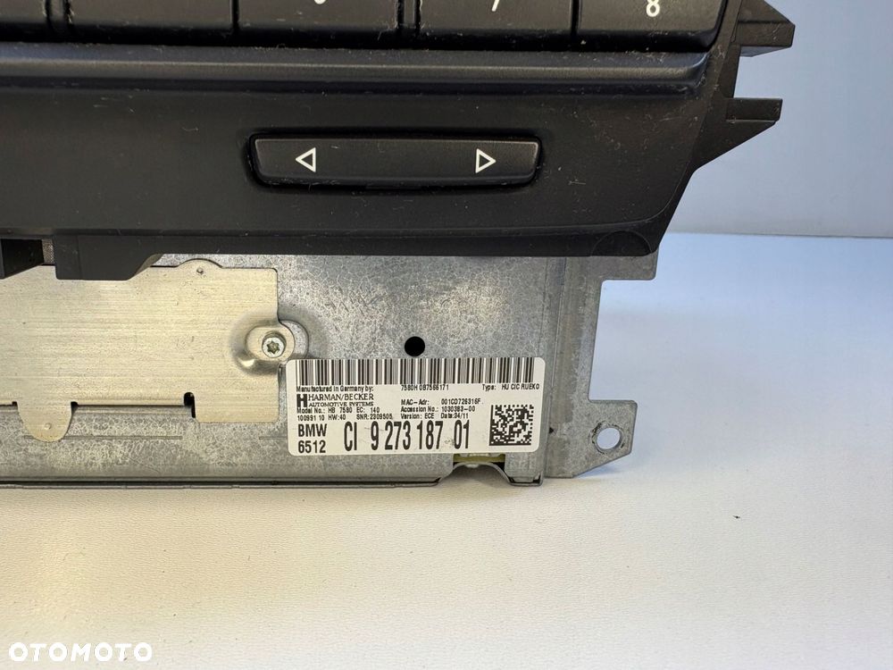 radio nawigacja cic bmw e93 oe 9273187 - 6