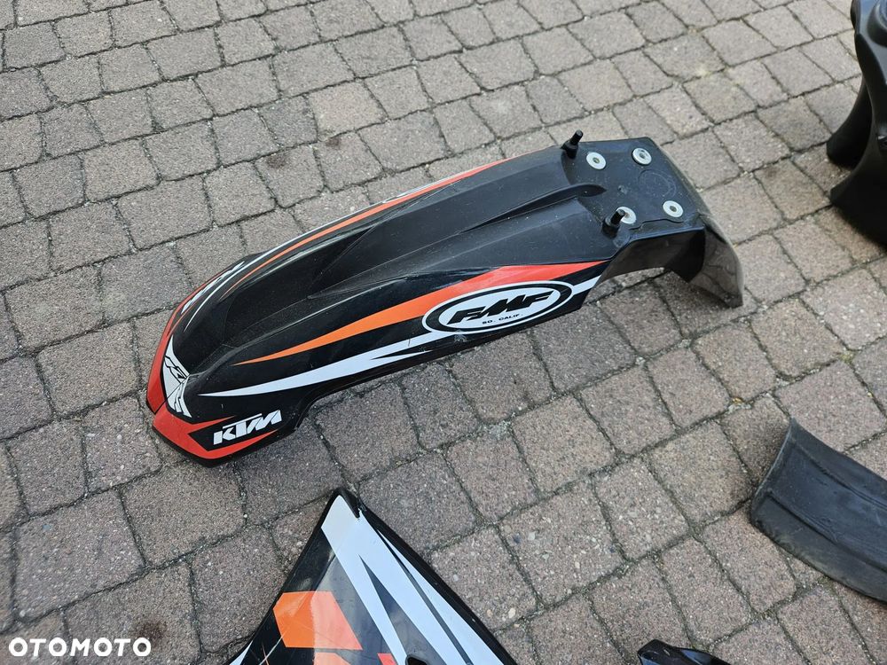 KTM EXC SX SXF 2007-2011 KOMPLET PLASTIKÓW OWIEWKI SIEDZENIE BUDA BAK AIRBOX NADWOZIE RESTYLE LIFT - 7