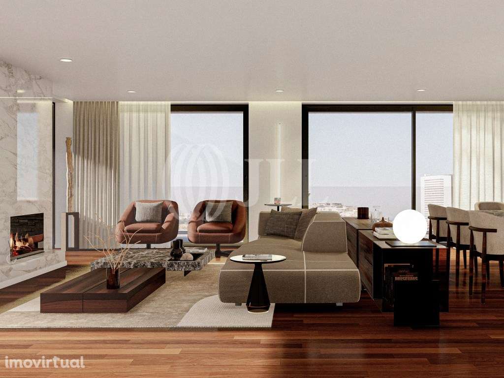 Apartamento recuado T4 com garagem no Hilcrown Gaia Residence - Grande imagem: 2/42