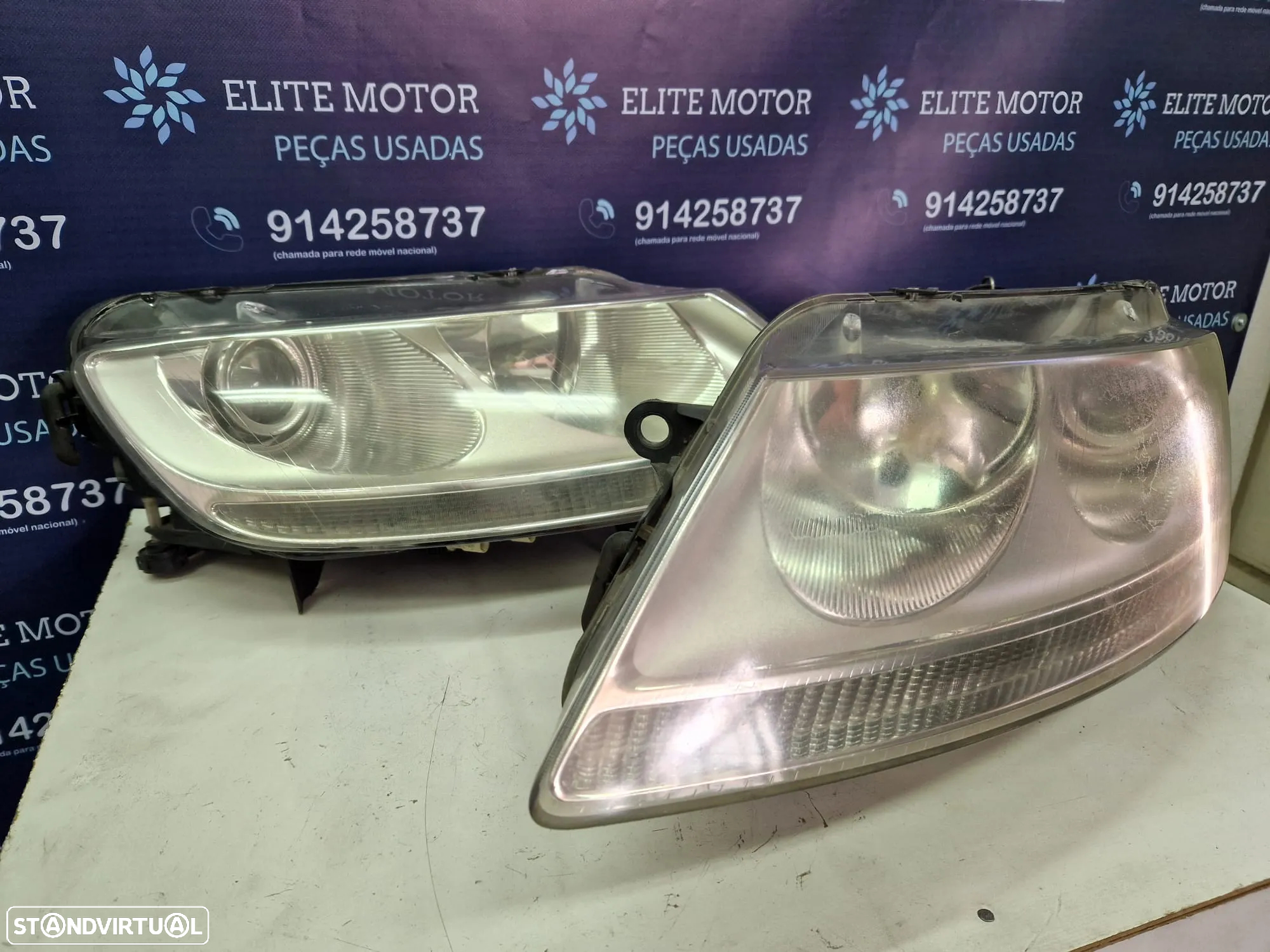 Óticas usadas VW PHAETON XENON ESGUICHO farol - 3