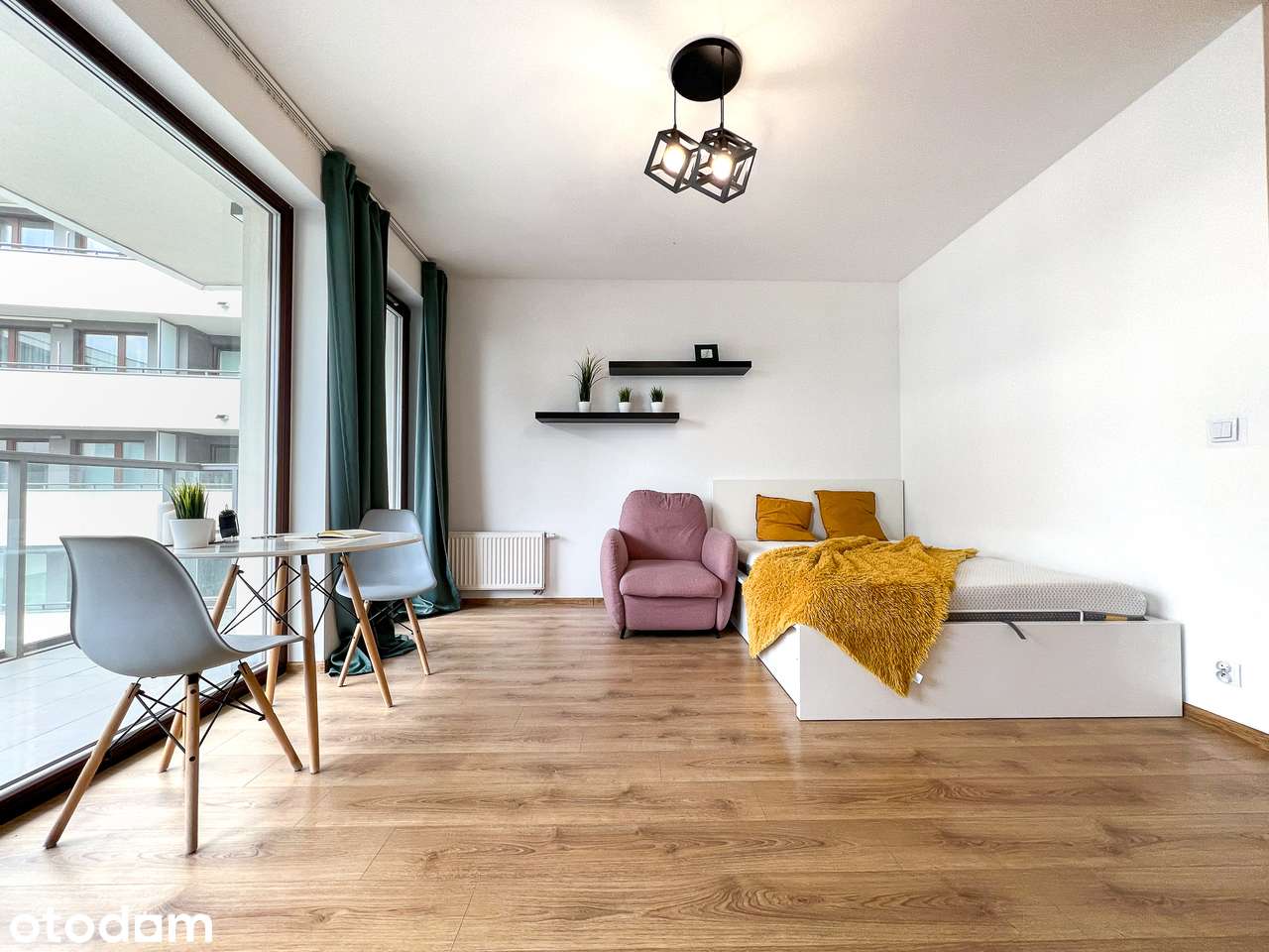 Nowoczesne ciche M1, duży BALKON, Arkadia, tramwaj metro PET FRIENDLY