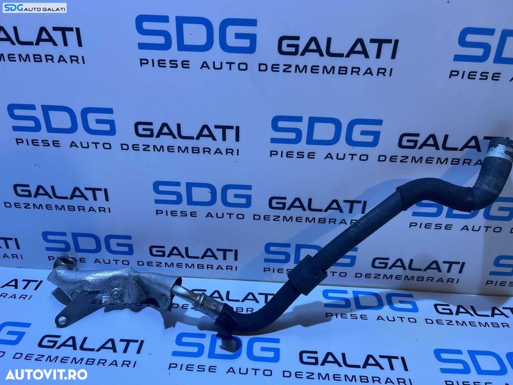 Furtun Conducta Retur Apa Racire Turbo Turbina Turbosuflanta Volkswagen CC 1.8 TSI CDAA CDAB 2012 - 2017 Cod 06J121492C [D0435] - 4