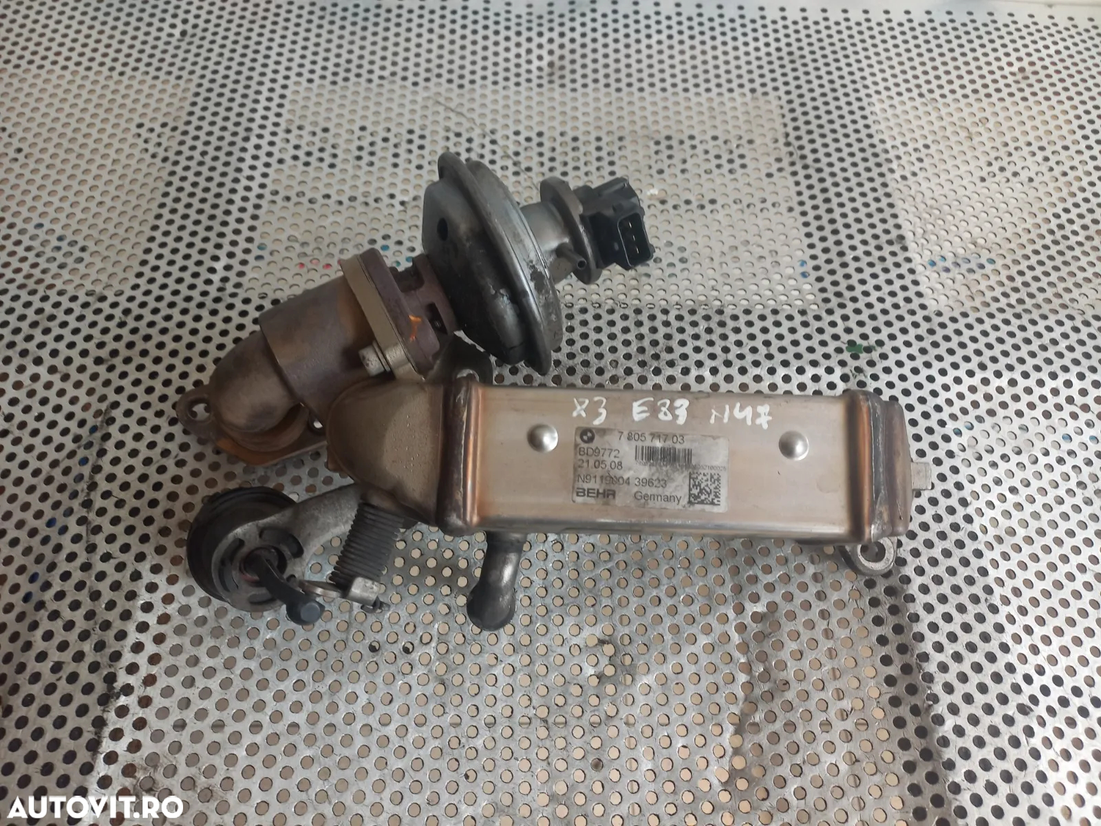 Supapa Valva Egr Racitor Gaze Egr Bmw X3 E83 X1 E84 2.0 D N47 177 Cai Cod   E90 E91 E87 E60 Etc. De - 5