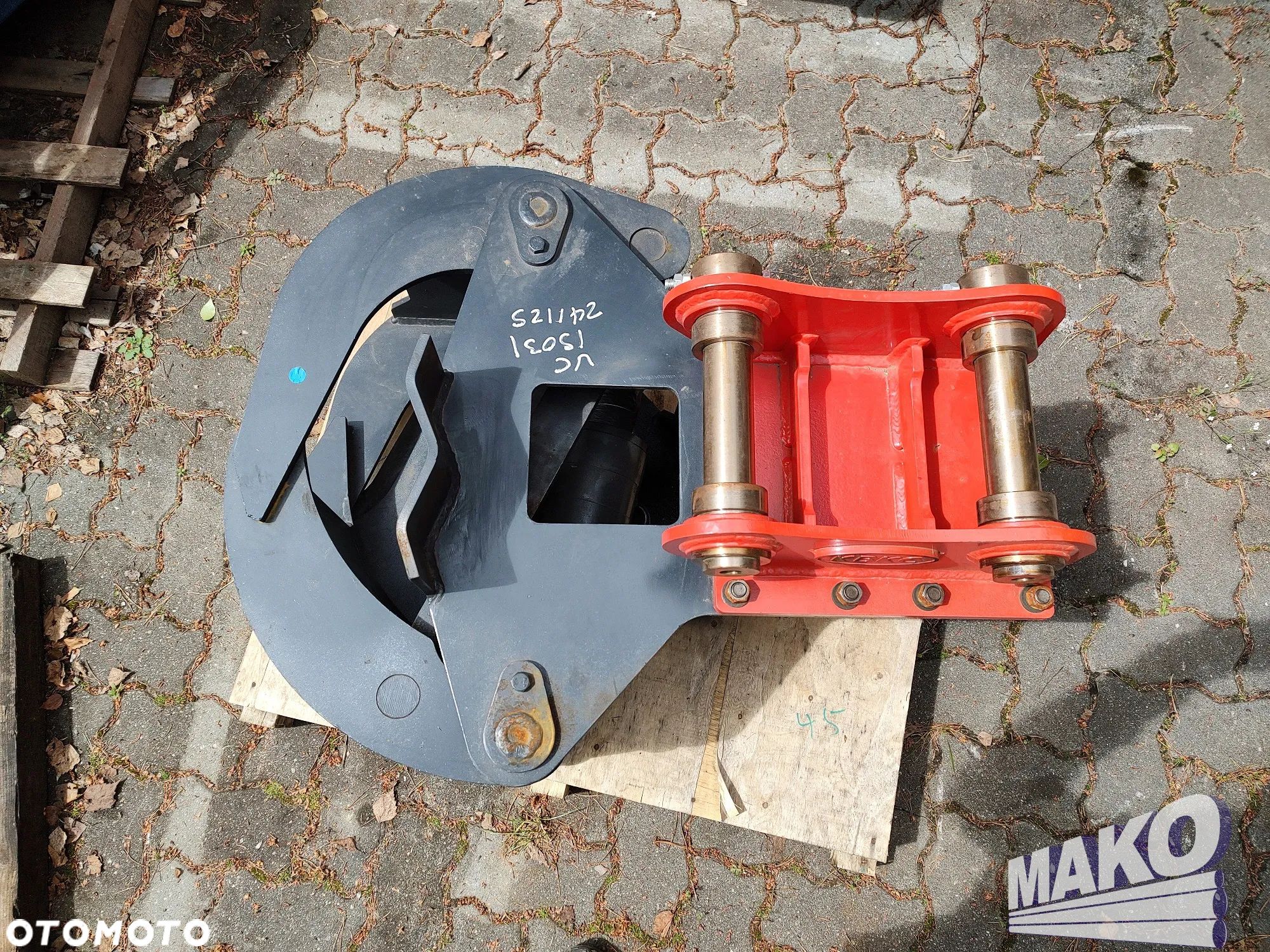 Głowica ścinkowa do drewna hydrauliczna do koparki KBKC TS-50 NOWA - 1