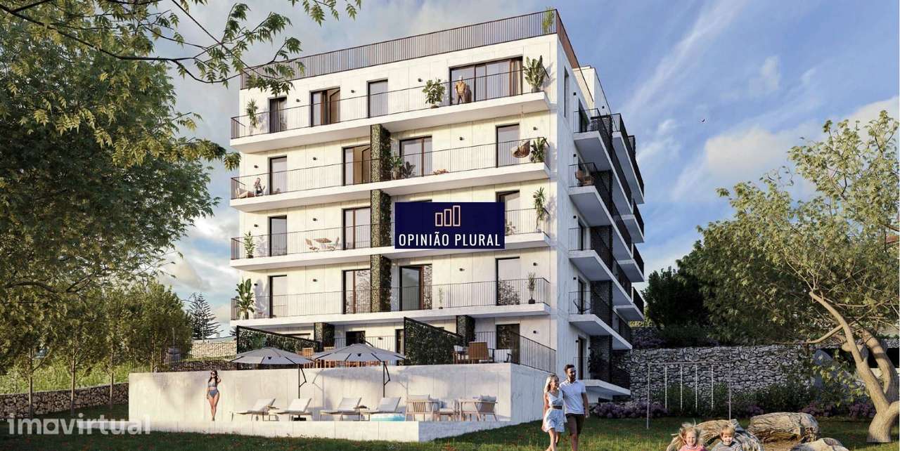 T1 Novo de Luxo com Varanda, Garagem e Vista Desafogada | Haven Ter... - Grande imagem: 2/12