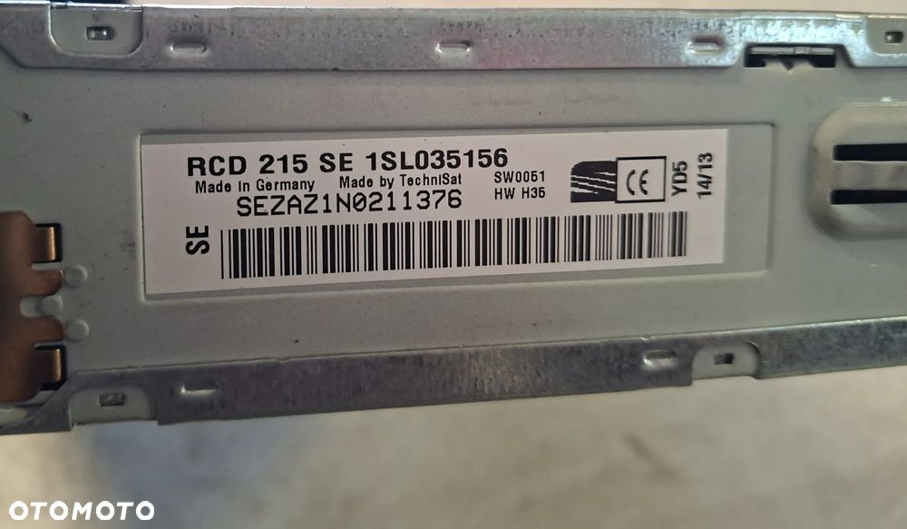 SEAT Mii 13r RADIO FABRYCZNE CD 1SL035156 - 2