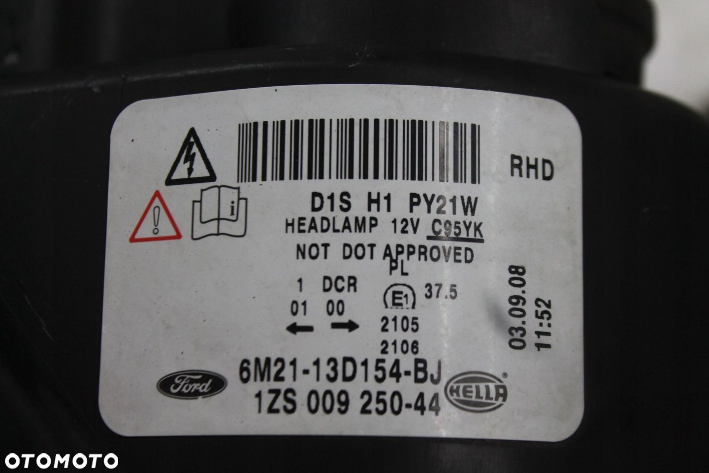 LAMPA PRAWY PRZÓD XENON S-MAX MK1 06-10 UK - 4