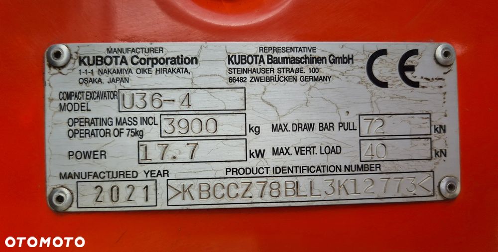 Kubota U36-4 - 11