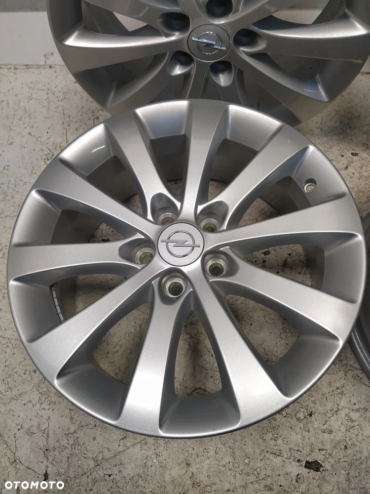 OPEL MERIVA B ASTRA ZAFIRA 7X17 ORYGINALNE FELGI ALUMINIOWE R17 ET47 5X110 DEKIELKI OPEL ORYGINAŁ - 5