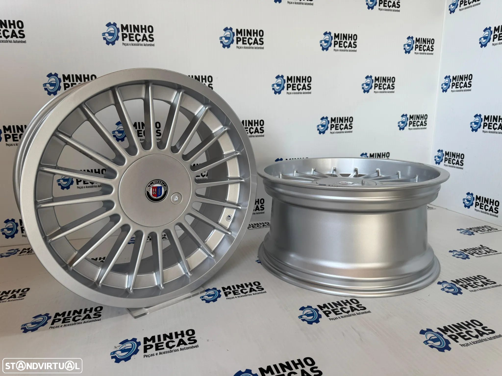 Jantes Look BMW Alpina em 18 (5x112/5x120) Silver - 6