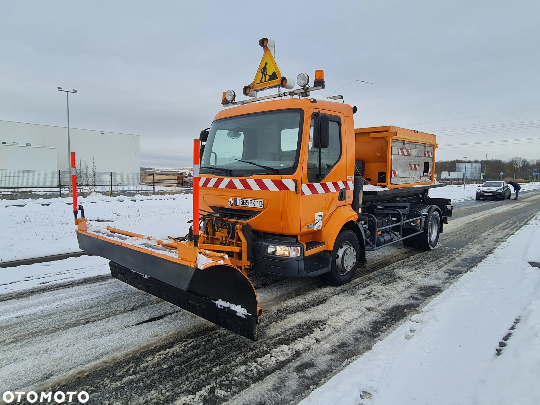Renault Midlum 220DCi Hakowiec 2005 r. Wywrotka Solarka Specjalny Pług Kompletny Zestaw Do Odśnieżania - 26