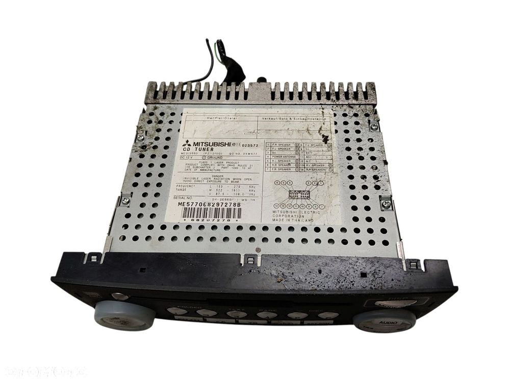 RADIO MITSUBISHI COLT VI (2004-2008) 1.3 95KM MZ313550 - 3