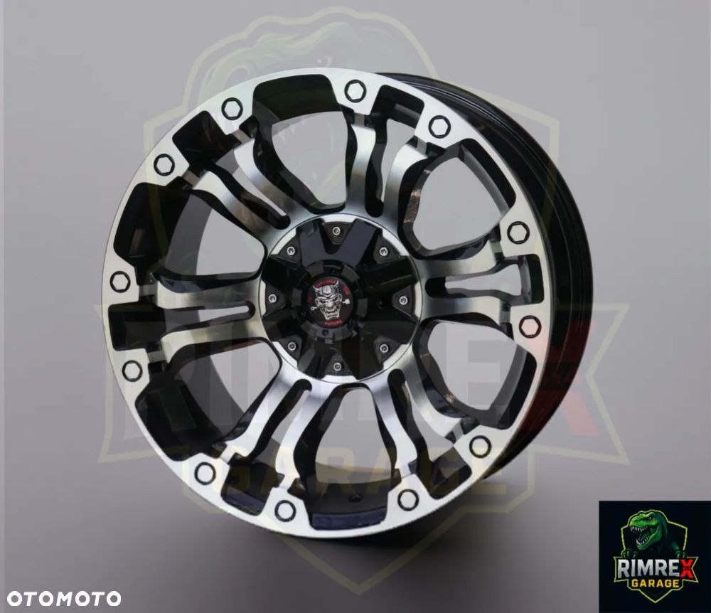 Felgi 18” 6x139.7 ET0 – Dodge RAM – Black Machine Face – Nowe - 2