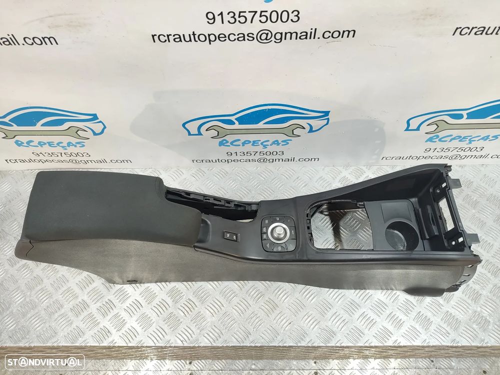 CONSOLA CENTRAL RENAULT MEGANE III 3 MK3 GRANDTOUR CARRINHA 969100026R 253B00345R APOIO DE BRAÇO COMANDO COMANDOS MULTIMÉDIA MULTIFUNÇÕES - 2