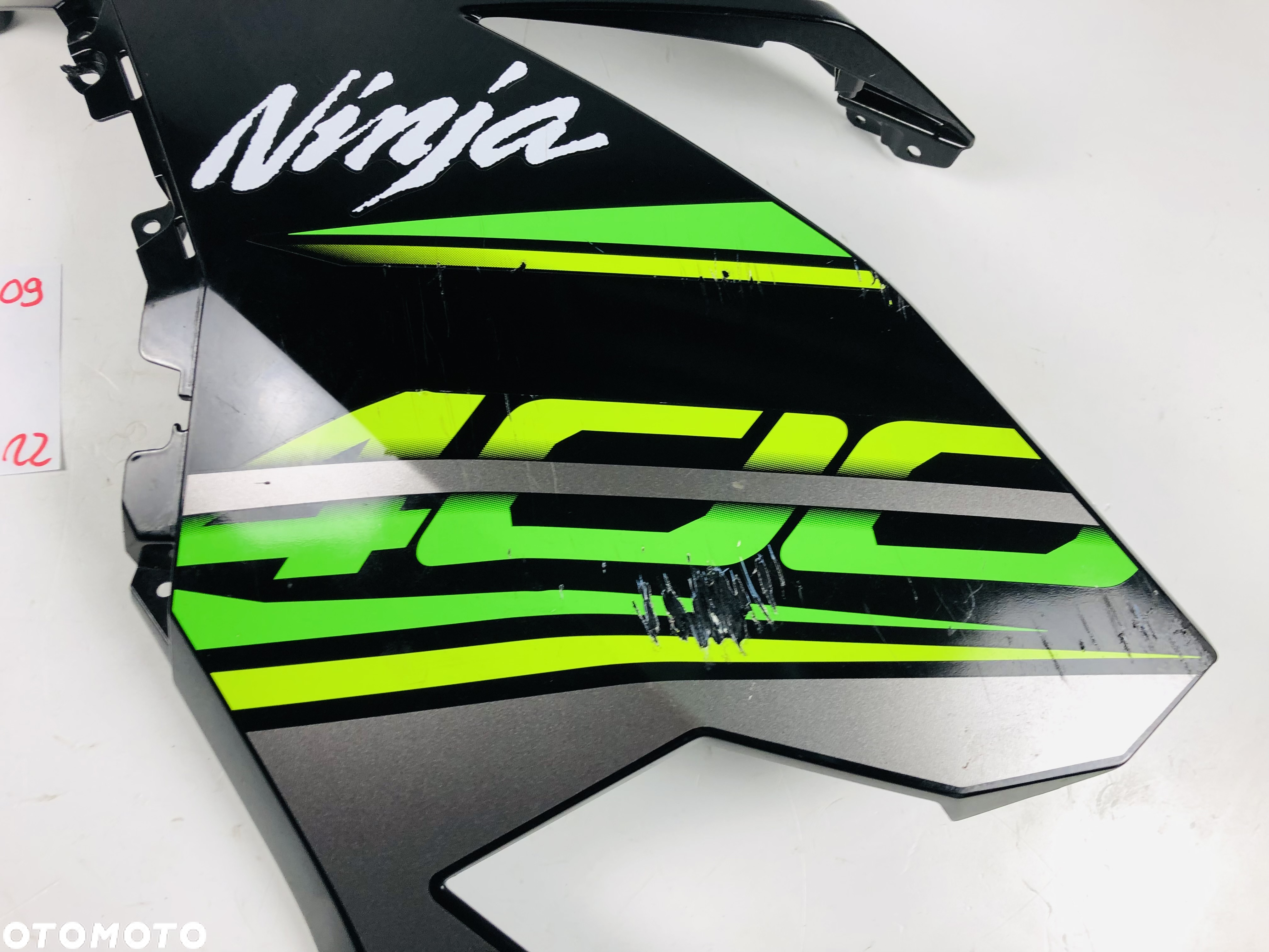 Kawasaki Ninja 400 2018 owiewka pług bok lewy ABS - 3