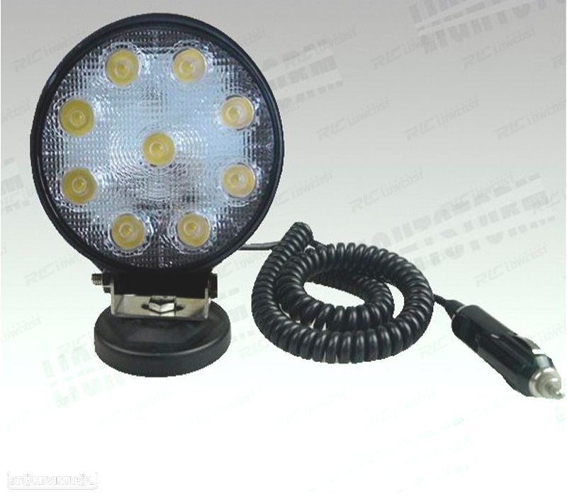 FOCO LED 27W + IMÄ PARA AUTOMÓVEL CAMIÄO OU MOTO - 1