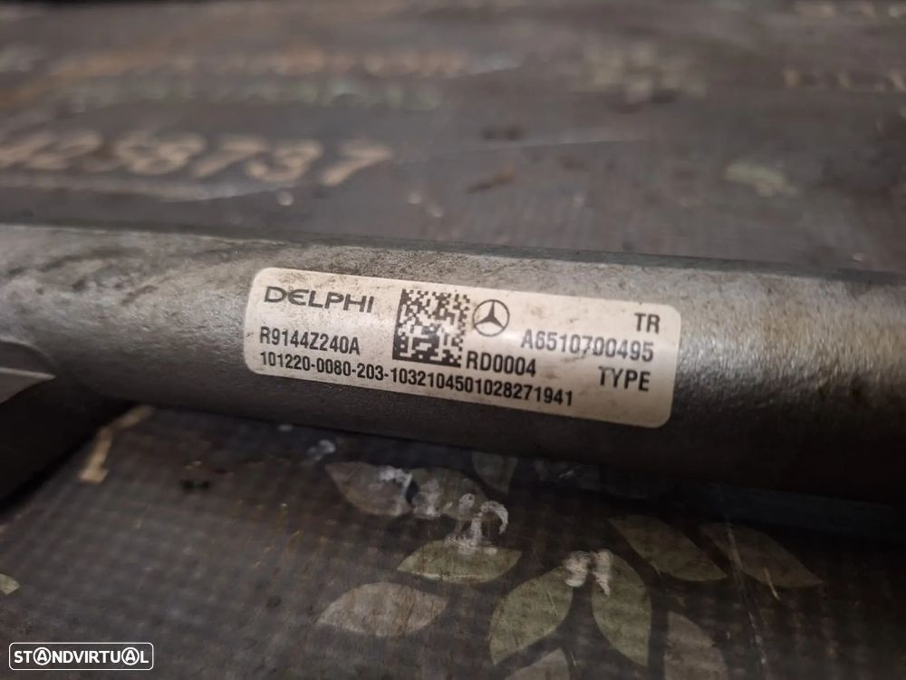 Régua injeção usada MERCEDES CLASS C W204 W212 651 A6510700495 170CV DELPHI