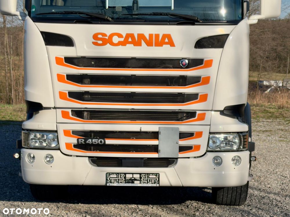 Scania SCANIA R450 / IZOTERMA / KONTENER / DO ŻYWCA / SILNIK 6 CYLINDROWY / 13 LITROWY  / KLIMA POSTOJOWA / WINDA / SPROWADZONY / SYPIALKA / AUTOMAT / 18 PALET / E6 / STAN BARDZO DOBRY - 10