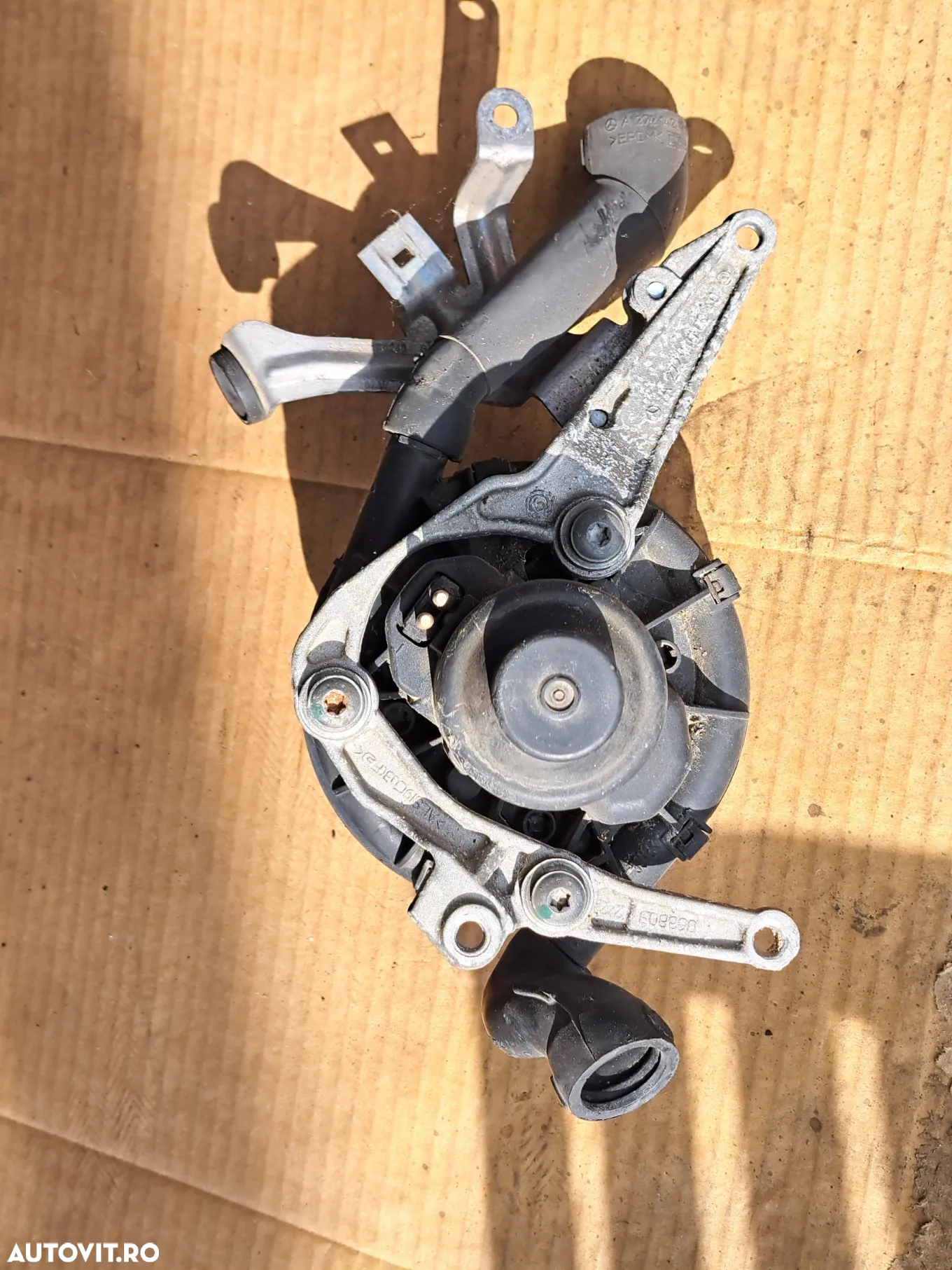 galerie admisie clapeta injector supapa presiune pompa aer secundara baie de ulei mercedes s500 4 matic benzina w221 - 5