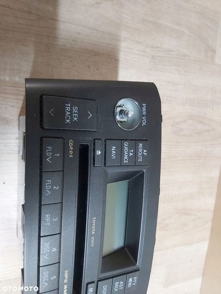 TOYOTA Avensis T25 LIFT Radio CD W58830 oryginał 86120-05110 - 3