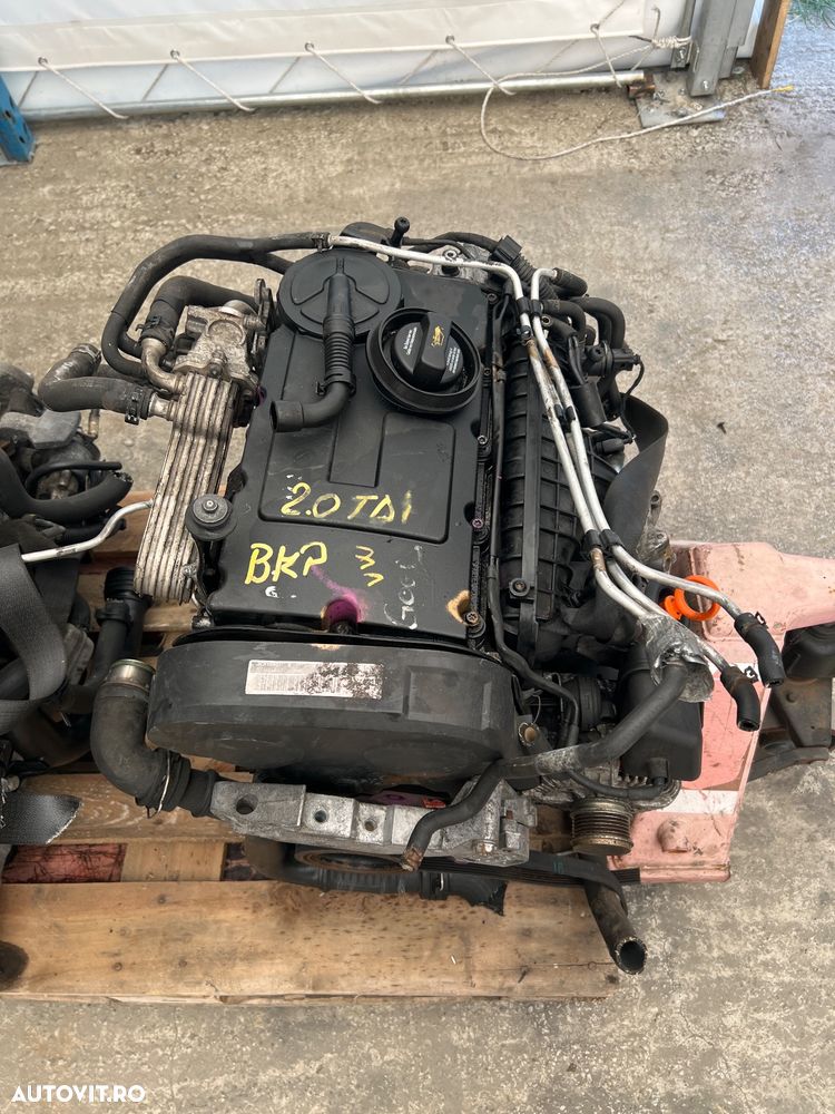 Motor BKP 2.0 tdi Volkswagen motor fără anexe - 2