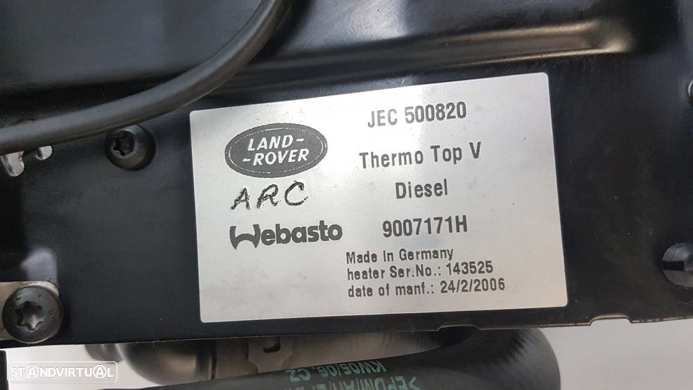 PRÉ-AQUECEDOR DE AQUECIMENTO LAND ROVER RANGE ROVER SPORT V6 TD HSE - 7