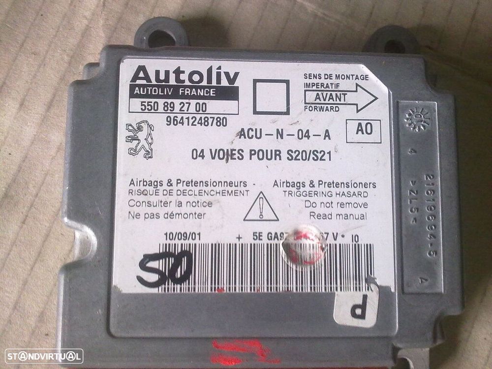 Modulo Airbag 9641248780 550892700 PEUGEOT 406 - 1