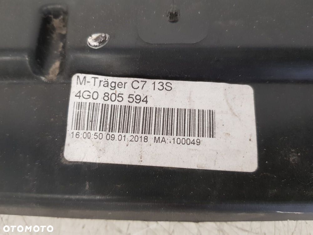 AUDI A6 C7 4G 4G0 11-18 A7 WZMOCNIENIE PAS PRZEDNI BELKA 4G0805594 4G0807113A ORYGINAŁ - 10