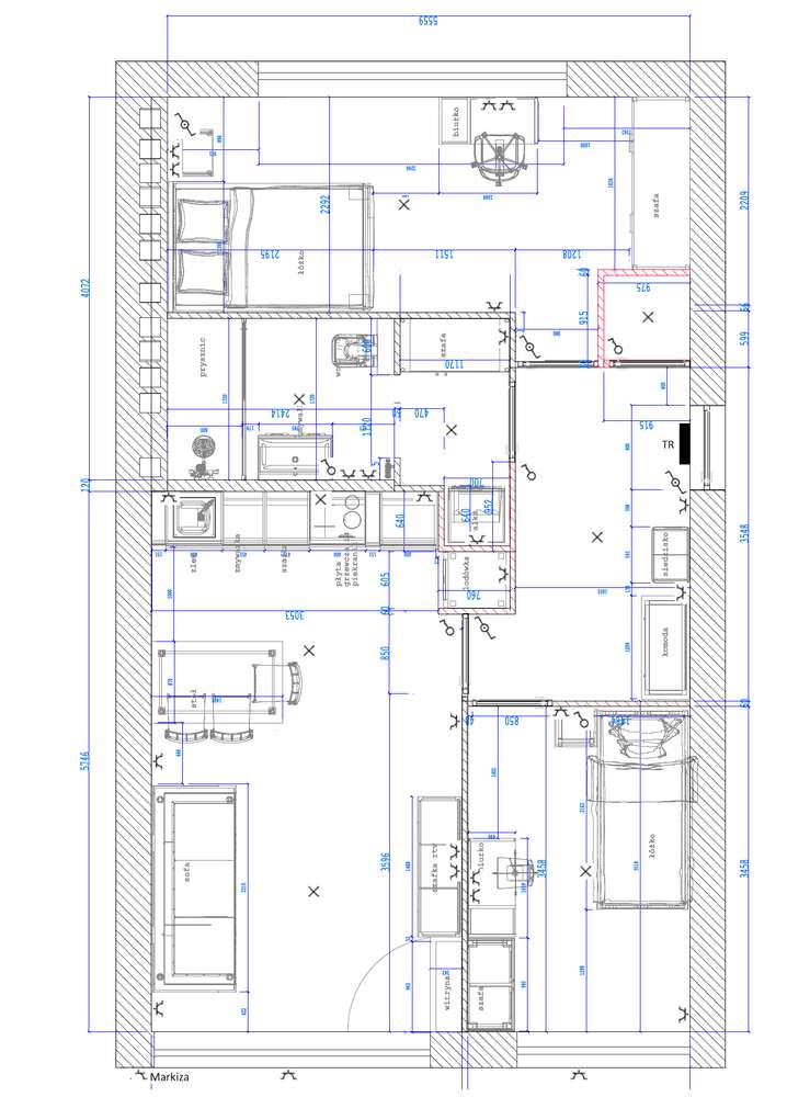 3 pokoje 56 m² | Kopernika | klimatyzacja | metro M2