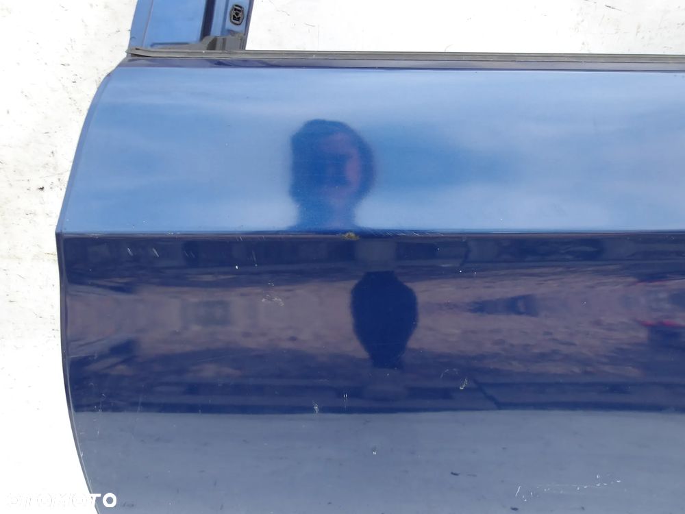 DRZWI LEWE TYŁ TYLNE BMW E90 LEMANS BLAU F-VAT - 4