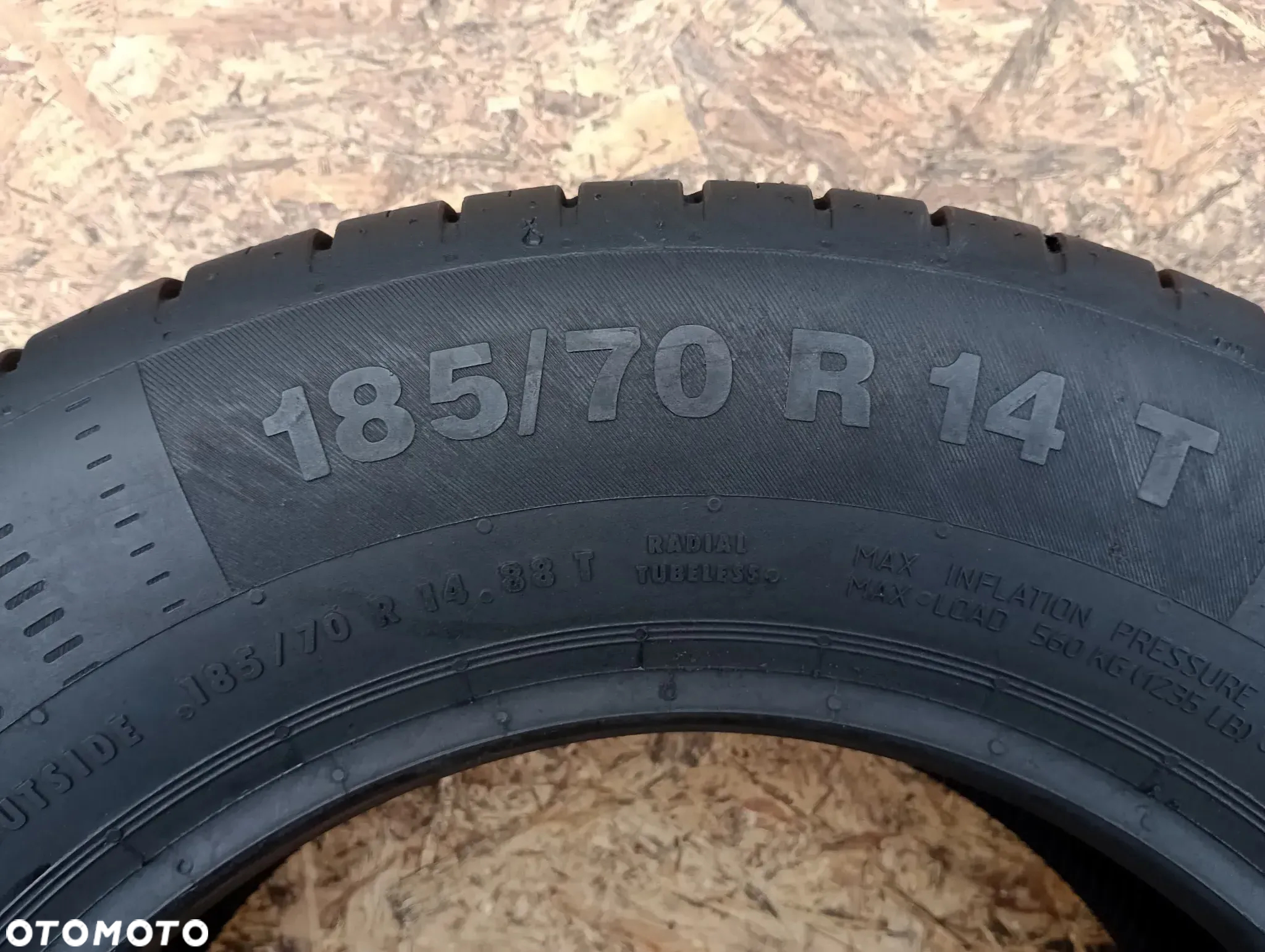 + Opona Letnia 1x 185/70 R14 88T Continental ContiEcocontact 5 0819dot bieżnik nowy - 5
