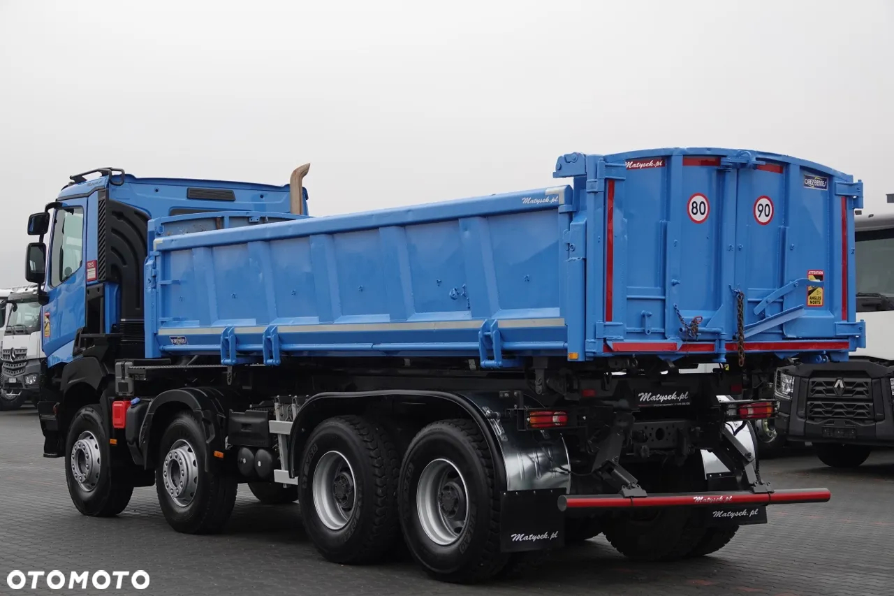 Renault K 460 / 8x4 / WYWROTKA / HYDROBURTA / BORDMATIC / EURO 6 - 10