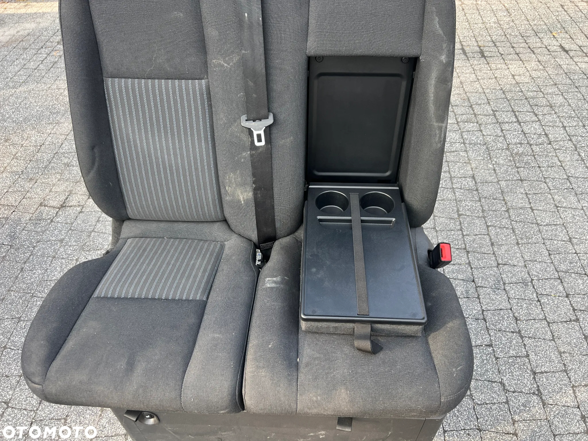 KANAPA FOTEL FOTELE ŁAWKA DWÓJKA FORD TRANSIT MK8 PODGRZEWANE - 11
