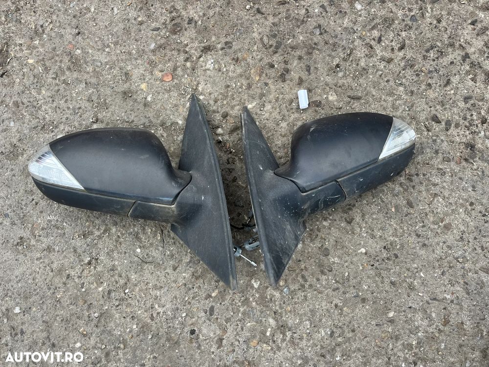Oglinda stanga/Oglinda dreapta manuala Smart ForFour 2007 negru - 2
