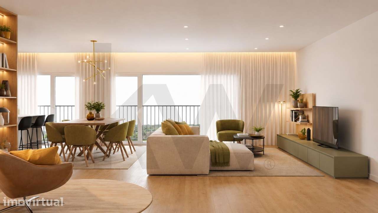 Apartamento T3 | Residence Saldanha – Piso 2 | 1.º Frente | Entroncame - Grande imagem: 2/23