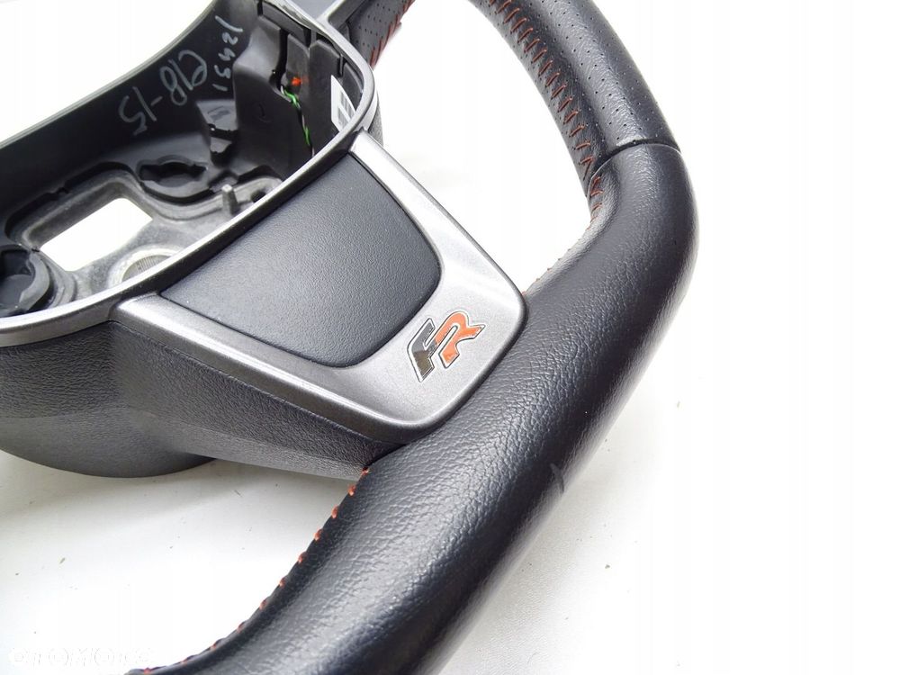 KIEROWNICA SKÓRA ŚCIĘTA ŁOPATKI SEAT IBIZA IV LIFT FR 6J0419091 - 9