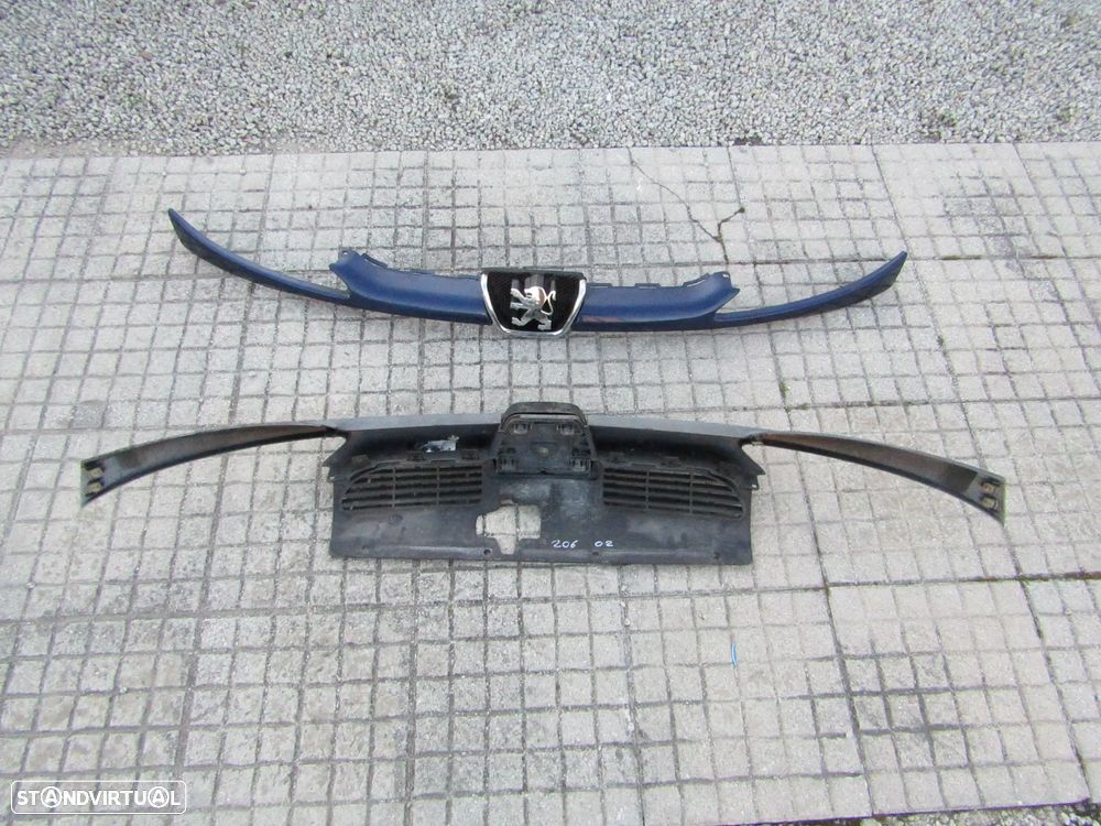 Grelha frontal Peugeot 206 ano 1998 a 2005 - 4