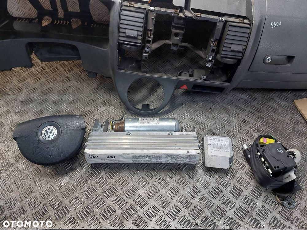 ZESTAW AIRBAG KOKPIT PODUSZKI PAS LEWY PRZÓD TRANSPORTER T5 VW T5 - 2