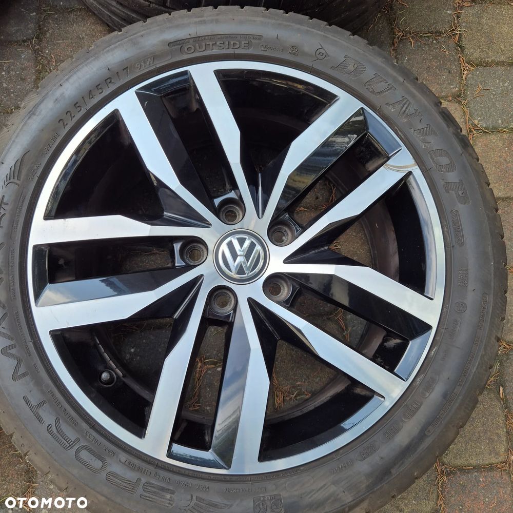 LATO KOŁA VW PASSAT GOLF TOURAN CADDY LEON OCTAVIA A3 225/45 R17 OPONY 2024r - 5
