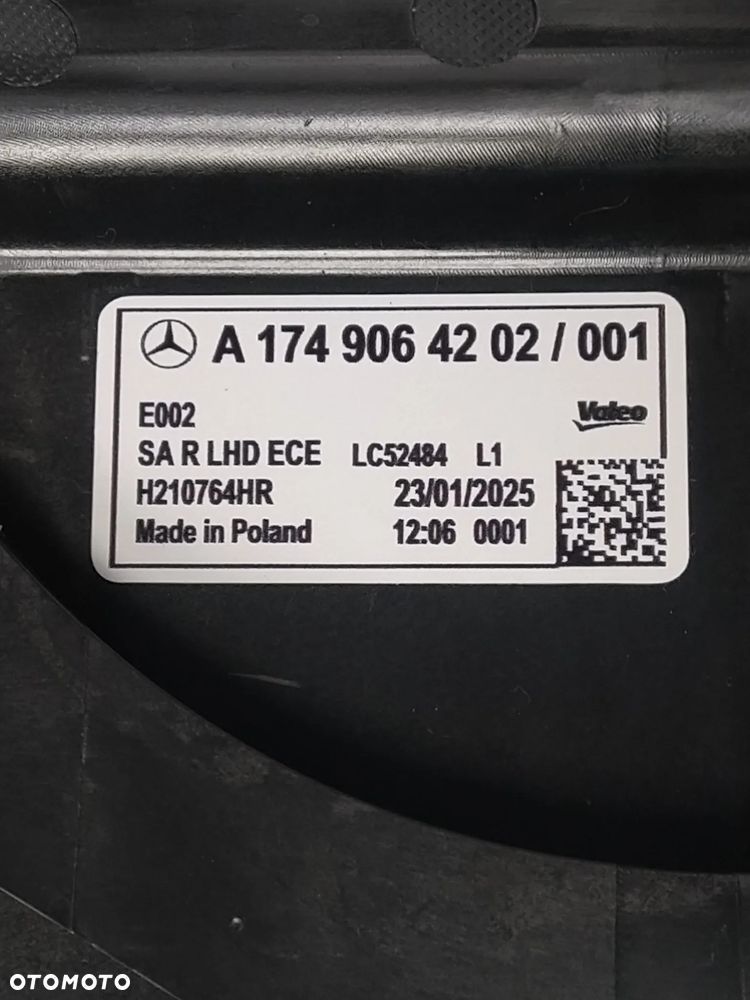 MERCEDES CLA A174 W174 LAMPY LAMPA REFLEKTOR REFLEKTORY PRZÓD PRZEDNIE LEWA PRAWA MULTIBEAM LED PRZETWORNICA ORYGINAŁ - 11