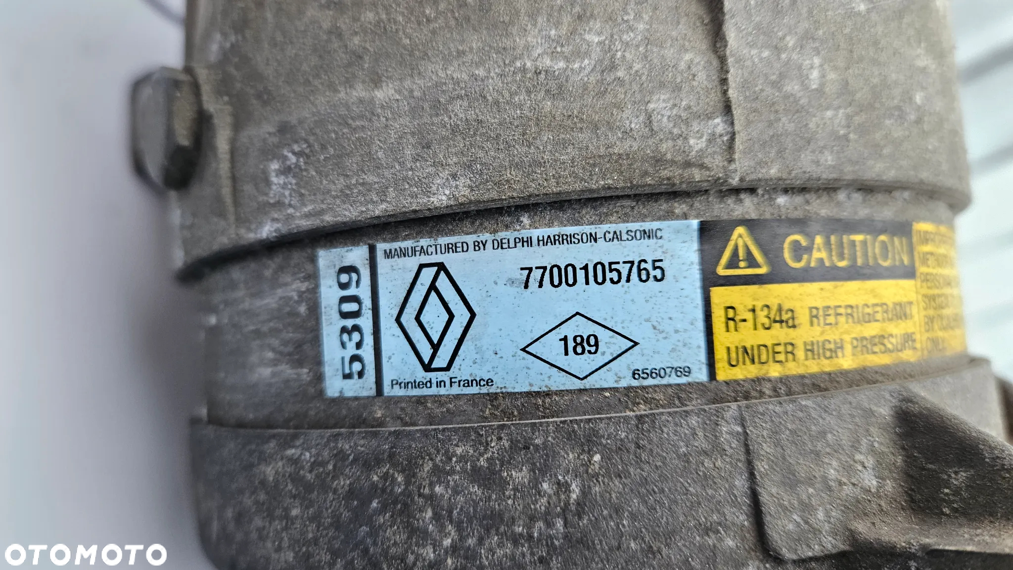 Renault Scenic I LIFT 1.9 DCI Sprężarka klimatyzacji Kompresor klimy 7700105765 - 5